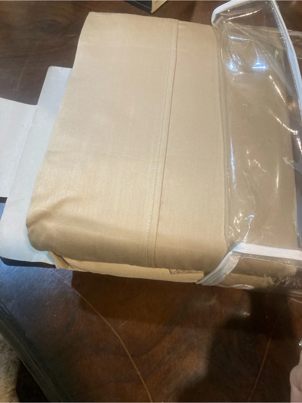 Neutral toned Better Homes and Gardens  King sheet Set 700 TC